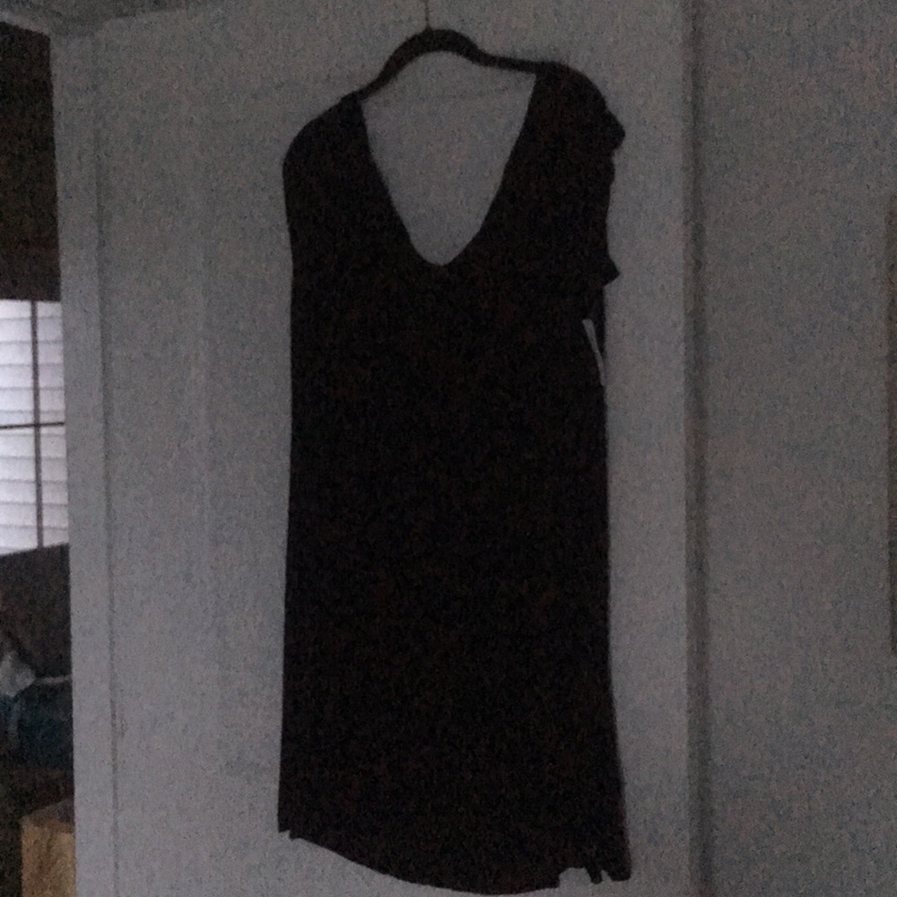 Black off shoulder dress